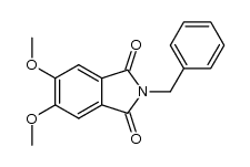 2-benzyl-5,6-dimethoxyisoindole-1,3-dione Structure