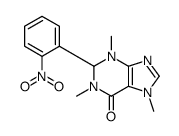 1,3,7-trimethyl-2-(2-nitrophenyl)-2H-purin-6-one结构式