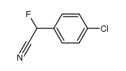 α-fluoro(p-chlorophenyl)acetonitrile Structure