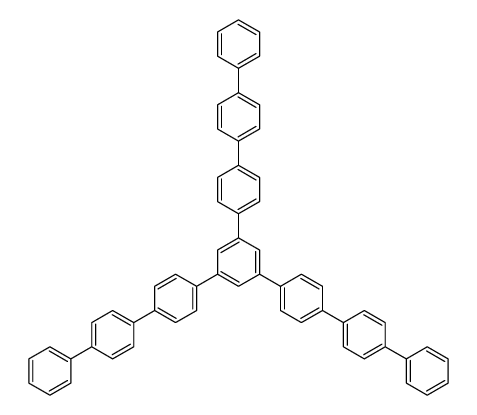 1,3,5-tris[(p-terphenyl)-4'''-yl]benzene Structure