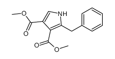 dimethyl 2-benzyl-1H-pyrrole-3,4-dicarboxylate结构式