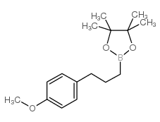 2-[3-(4-METHOXYPHENYL)PROPYL]-4,4,5,5-TETRAMETHYL-1,3,2-DIOXABOROLANE picture