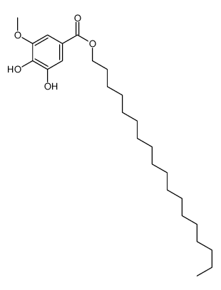 octadecyl 3,4-dihydroxy-5-methoxybenzoate结构式