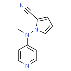 1H-Pyrrole-2-carbonitrile,1-(methyl-4-pyridinylamino)-(9CI)结构式