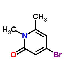 4-Bromo-1,6-dimethyl-2(1H)-pyridinone structure