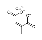 methyl-maleic acid, calcium salt结构式