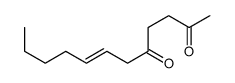 dodec-7-ene-2,5-dione Structure