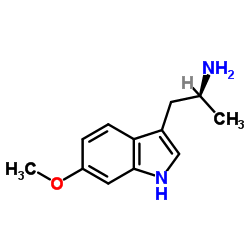 (2S)-1-(6-Methoxy-1H-indol-3-yl)-2-propanamine Structure