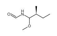 1-methoxy-2-methylbutylformamide结构式