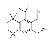 [3,4,5-tritert-butyl-2-(hydroxymethyl)phenyl]methanol结构式