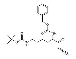 Cbz-(S)-Lys(Boc)-CHN2 Structure