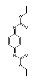 N,N'-bisethoxycarbonyl-p-benzoquinone diimine Structure