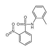 N-(2-methylphenyl)-2-nitrobenzenesulfonamide Structure