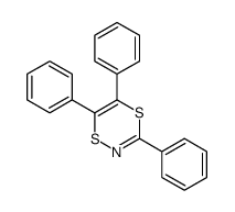 3,5,6-triphenyl-1,4,2-dithiazine结构式