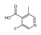 3-氟-5-甲基异烟酸结构式