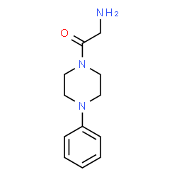 2-Amino-1-(4-phenylpiperazin-1-yl)ethan-1-one dihydrochloride structure