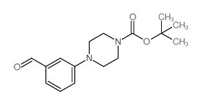 TERT-BUTYL 4-(3-FORMYLPHENYL)PIPERAZINE-1-CARBOXYLATE structure