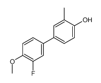 4-(3-fluoro-4-methoxyphenyl)-2-methylphenol Structure