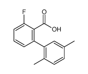 2-(2,5-dimethylphenyl)-6-fluorobenzoic acid结构式