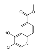 methyl 3-chloro-4-hydroxyquinoline-6-carboxylate Structure