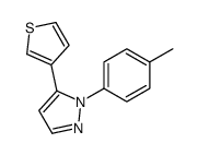 5-(THIOPHEN-3-YL)-1-P-TOLYL-1H-PYRAZOLE Structure