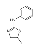 2-anilino-5-methyl-δ2-thiazoline Structure