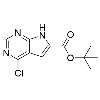 tert-Butyl 4-chloro-7H-pyrrolo[2, 3-d]pyrimidine-6-carboxylate picture