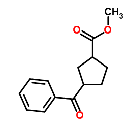 Methyl 3-benzoylcyclopentanecarboxylate Structure