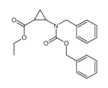 ethyl 2-(benzyl((benzyloxy)carbonyl)amino)cyclopropane-1-carboxylate Structure