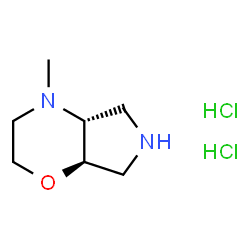 trans-4-methyl-3,4a,5,6,7,7a-hexahydro-2H-pyrrolo[3,4-b][1,4]oxazine;dihydrochloride picture