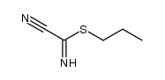 propyl carbonocyanidimidothioate结构式