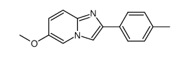 6-methoxy-2-(4'-tolyl)imidazo[1,2-a]pyridine Structure