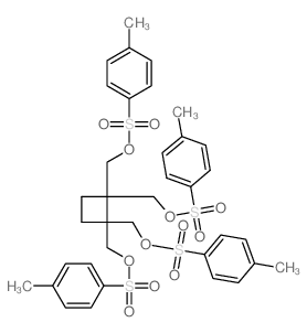 1,1,2,2-Cyclobutanetetramethanol,1,1,2,2-tetrakis(4-methylbenzenesulfonate) structure