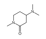 4-(dimethylamino)-1-methylpiperidin-2-one结构式