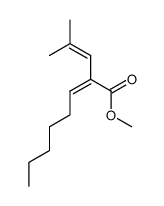 methyl (Z)-2-(2-methyl-1-propenyl)-2-octenoate Structure