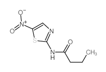 Butanamide,N-(5-nitro-2-thiazolyl)- Structure