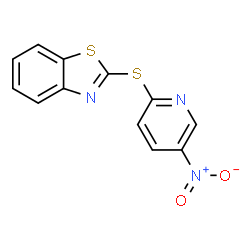 2-[(5-Nitropyridin-2-yl)sulfanyl]-1,3-benzothiazole结构式