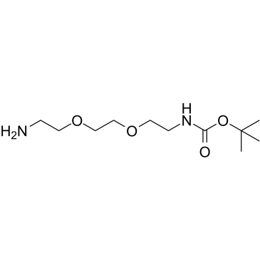 N-Boc-2,2'-(亚乙二氧基)二乙胺结构式