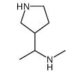 (3R)-3-[(S)-1-(METHYLAMINO)ETHYL]PYRROLIDINE结构式