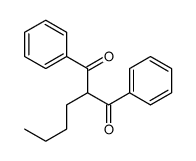 2-butyl-1,3-diphenylpropane-1,3-dione Structure