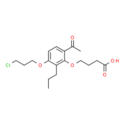 4-[6-Acetyl-3-(3-chloropropoxy)-2-propylphenoxy]butanoic acid picture