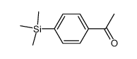 (4-acetylphenyl)trimethylsilane结构式