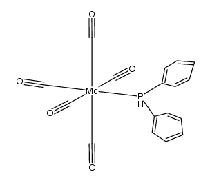 Mo(CO)5(PPh2H)结构式