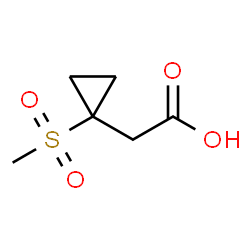 2-(1-(Methylsulfonyl)cyclopropyl)acetic acid picture