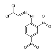 Dichloroacetaldehyde 2,4-dinitrophenyl hydrazone structure