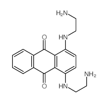 9, 10-Anthracenedione, 1,4-bis[ (2-aminoethyl)amino]- structure