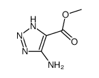 Methyl 4-amino-2H-1,2,3-triazole-5-carboxylate Structure