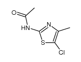 N-(5-chloro-4-methyl-thiazol-2-yl)-acetamide结构式