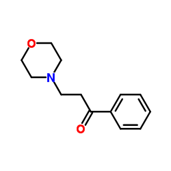 3-吗啉基-1-苯基丙酮结构式