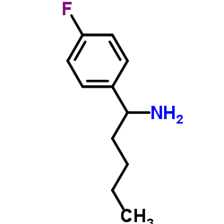 1-(4-Fluorophenyl)-1-pentanamine Structure